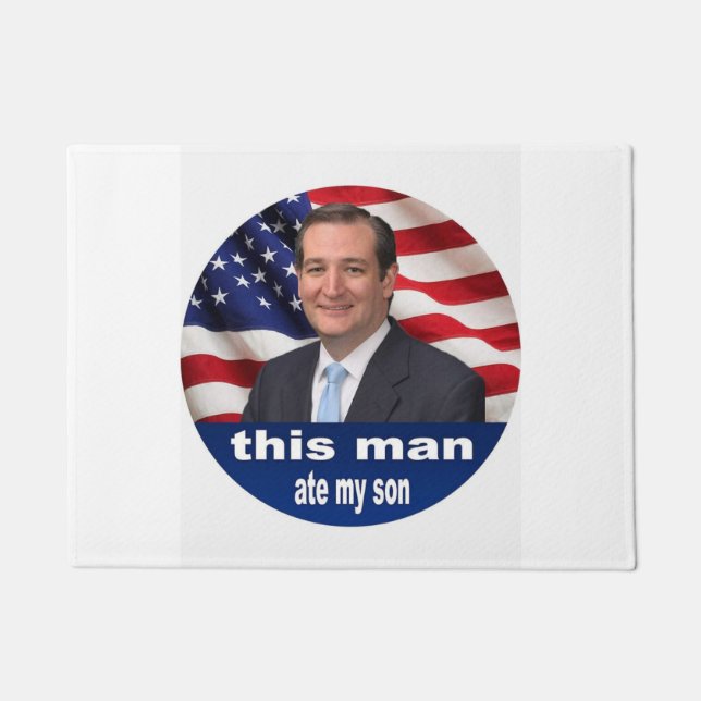 Paillasson Cet homme a mangé mon mème de fils (Devant)