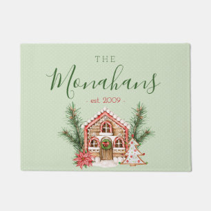 Paillasson Chambre de pain d'épice de Noël de pays