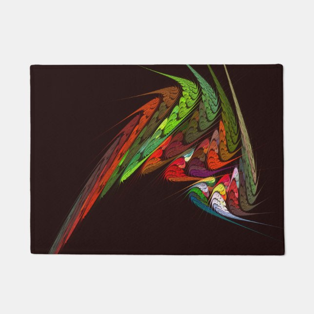 Paillasson Chameleon Art Abstrait (Devant)