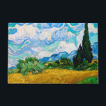 Paillasson Champ de blé avec Cyprès, Van Gogh<br><div class="desc">Vincent Willem van Gogh (30 mars 1853 - 29 juillet 1890) est un peintre post-impressionniste hollandais qui compte parmi les figures les plus célèbres et les plus influentes de l'histoire de l'art occidental. En un peu plus d'une décennie, il crée environ 2 100 oeuvres d'art, dont environ 860 peintures à...</div>