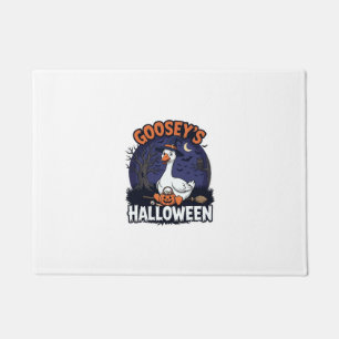 Paillasson Chapeau de sorcière citrouille d'oie Halloween de 