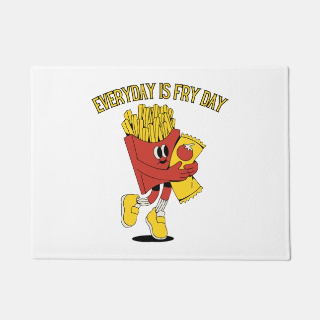 Paillasson Chaque Jour Est Le Jour De Frites (Devant)