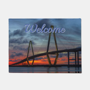 Paillasson Charleston Fire Comme Sunset Welcome Domat