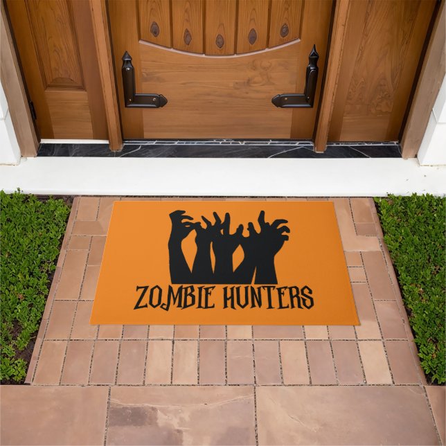 Paillasson Chasseurs de zombies Halloween (De plein air)