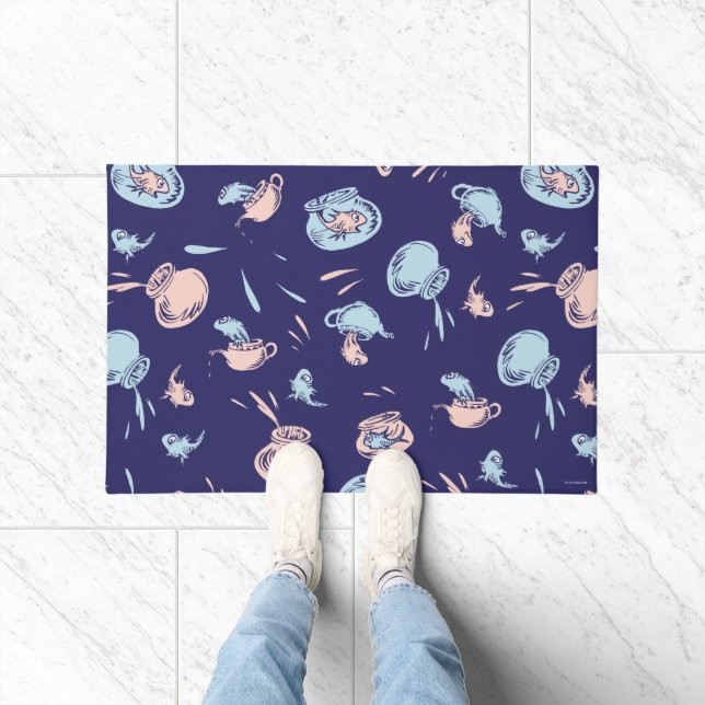 Paillasson Chat Dans Le Casquette | Le Motif du poisson (Intérieur)