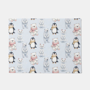 Paillasson Chat de pingouin moderne tendance Ours Motif sans 
