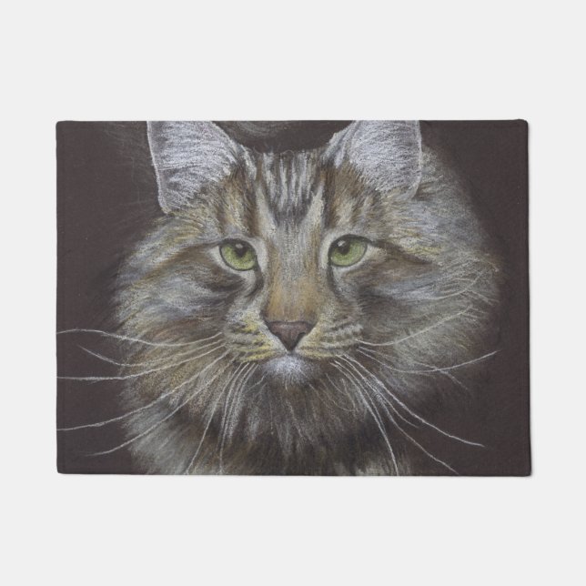 Paillasson Chat Maine Coon (Devant)