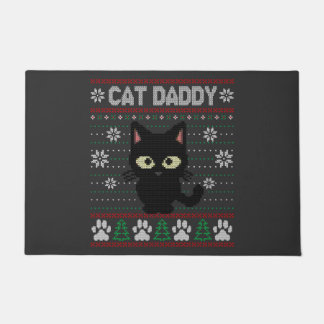 Paillasson Chat Papa Vilain Chandail de Noël Pyjama Kitty Cha
