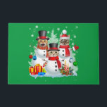 Paillasson Chat Snowman Père Noël Christmas Light Chat Maman<br><div class="desc">Chat Snowman Père Noël Noël Light Chat Maman Chat Papa Amoureux des chats</div>