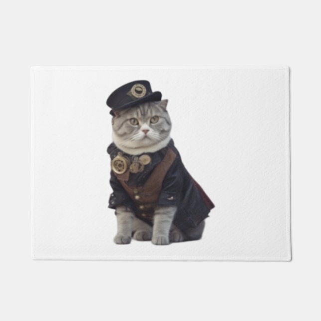 Paillasson Chat Steampunk (Devant)