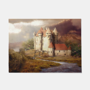 Paillasson Château médiéval Rivière Run Floor Mat