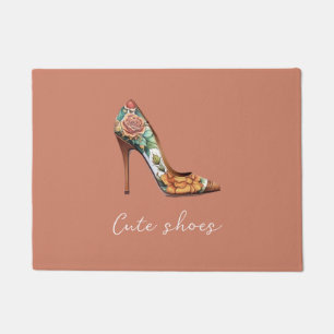 Paillasson Chaussures mignonnes Rose Haut talon Boutique Vint