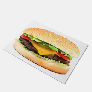 Paillasson Cheeseburger avec les travaux
