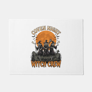 Paillasson Chemise de sorcière Halloween gravée vintage Coven