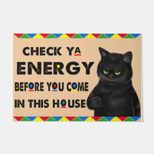 Paillasson Chèque Ya Energy Welcome Mat, cadeau de clôture