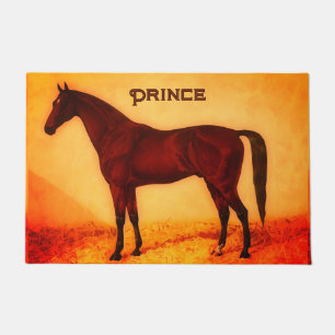 Paillasson cheval arabe - personnalisées