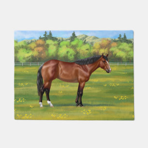 Paillasson Cheval Brown Bay Quarter