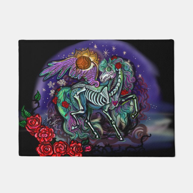 Paillasson Cheval Día de Muertos (Devant)