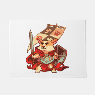 Paillasson Chevalier Corgi