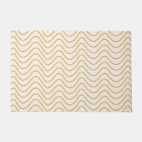 Chevron Motif Jaune Et Crème Zigzag