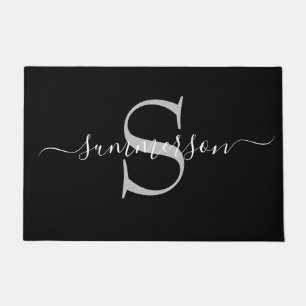 Paillasson Chic manuscrit calligraphie Monogramme Script