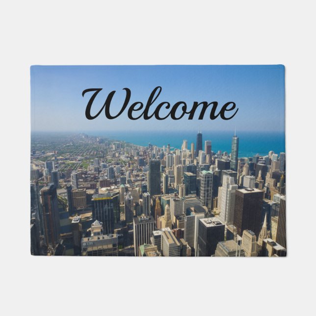 Paillasson Chicago De Dessus Welcome Doormat (Devant)