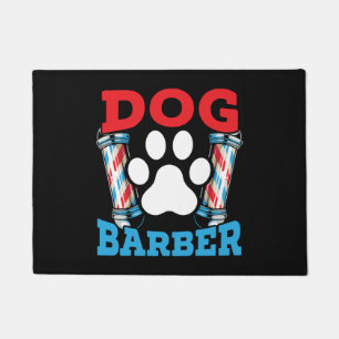 Paillasson Chien Barbier Animateur Animateur Salon Animateur 