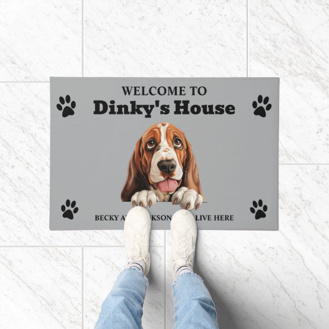 Paillasson Chien Basset Hound (Intérieur)