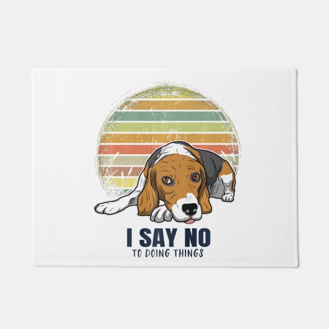 Paillasson Chien beagle race Premium (Devant)