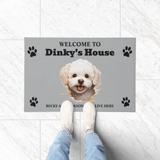 Paillasson Chien Bichon Frise (Intérieur)