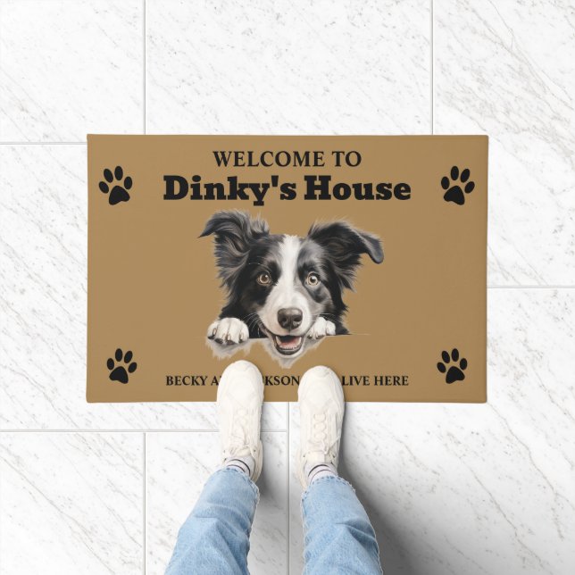 Paillasson Chien Border Collie (Intérieur)