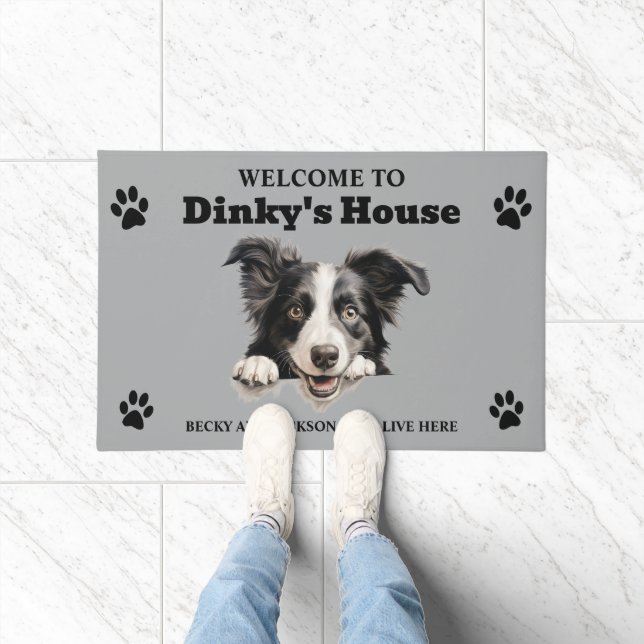 Paillasson Chien Border Collie (Intérieur)