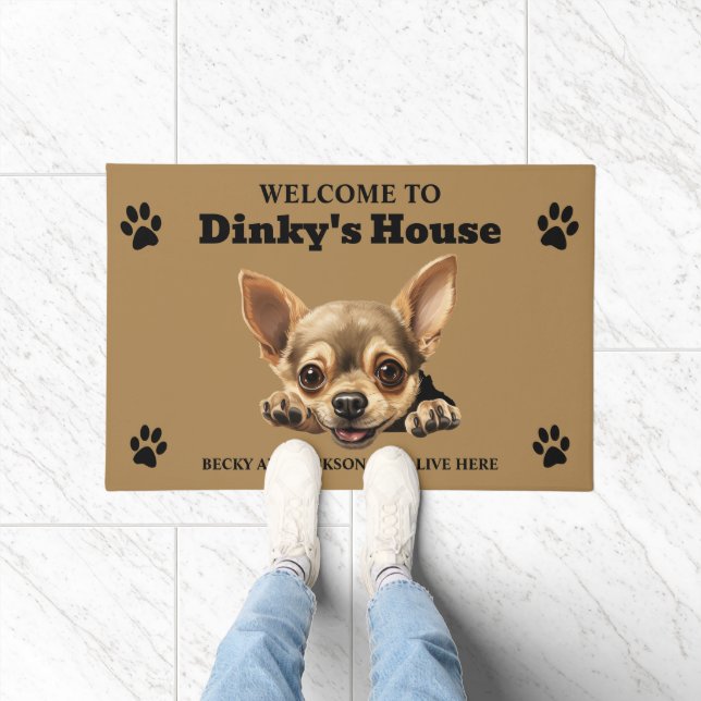 Paillasson Chien Chihuahua mignon (Intérieur)