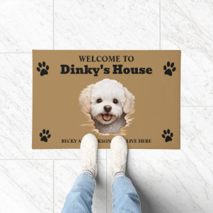 Paillasson Chien de Bichon Frise