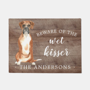 Paillasson Chien de boxe - Porte Mat personnalisé