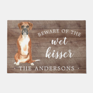Paillasson Chien de boxe - Porte Mat personnalisé