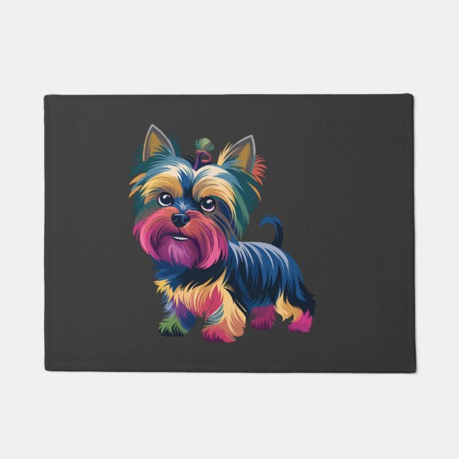 Paillasson Chien de Graffiti Urbain (Devant)