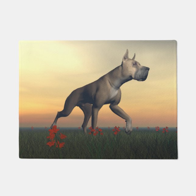 Paillasson Chien de great dane (Devant)