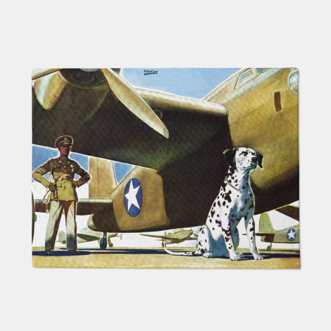 Paillasson Chien de l'armée (Devant)