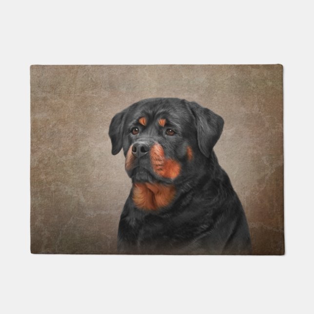 Paillasson Chien de rottweiler (Devant)