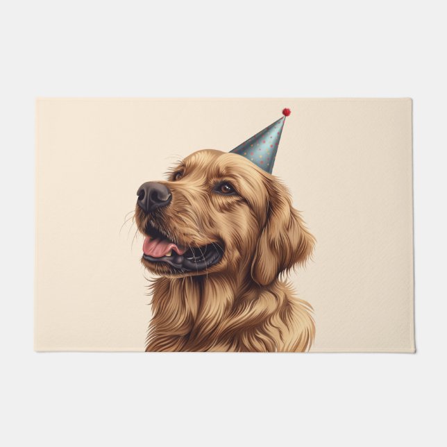 Paillasson Chien d'or de l'épreuve d'anniversaire (Devant)
