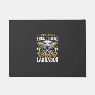 Paillasson Chien Labrador véritable ami