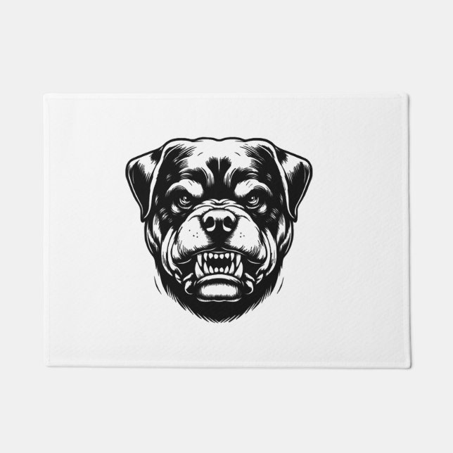 Paillasson Chien Rottweiler  (Devant)
