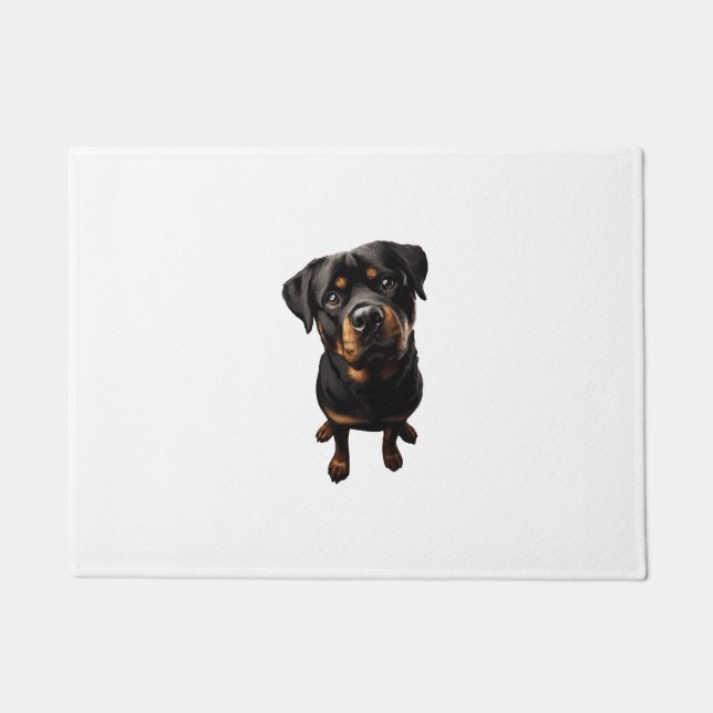 Paillasson chien rottweiler (Devant)