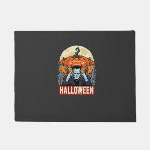 Paillasson Chien Sorcière Labrador Retriever Halloween Vec Vi