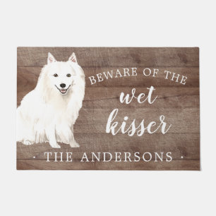 Paillasson Chien Spitz Japonais Porte Mat Personnalisé