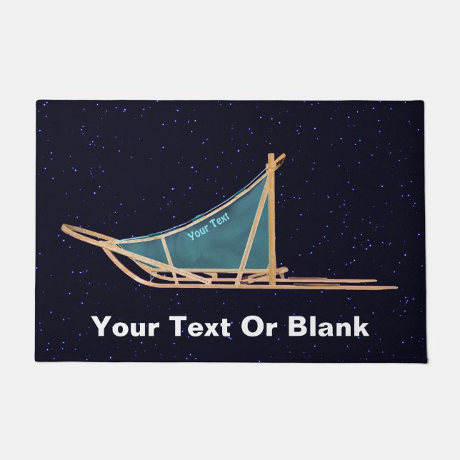 Paillasson Chien Sur Étoiles (Devant)