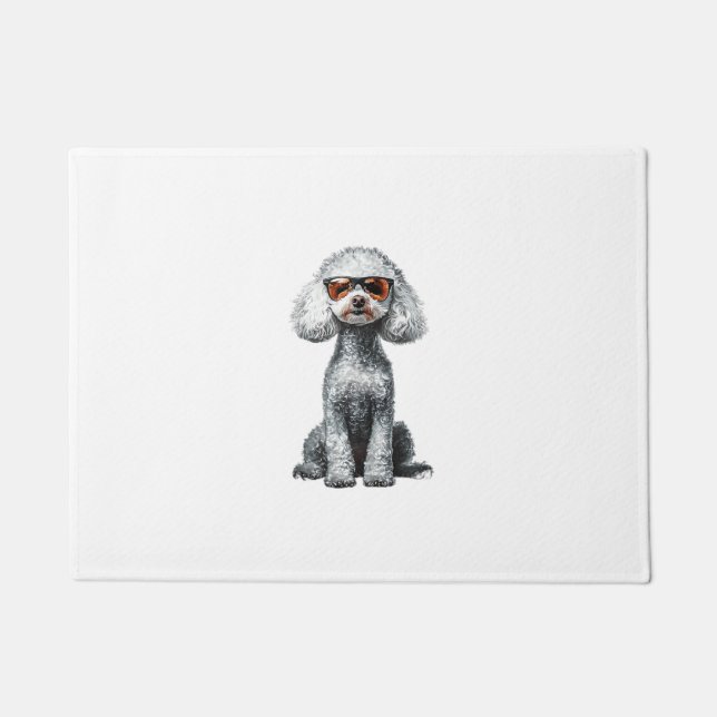 Paillasson Chiens Amoureux des animaux de canicules amusants  (Devant)