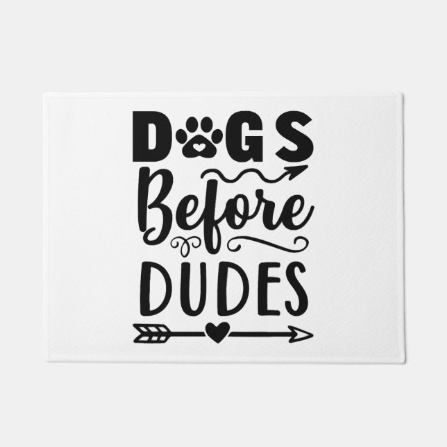 Paillasson Chiens avant les mecs (Devant)