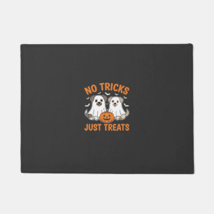 Paillasson Chiens fantômes d'Halloween Pas de tours juste des